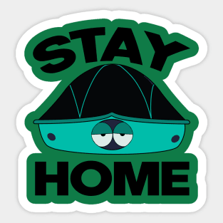 Stay Home social distancing funny  Tortoise Sticker